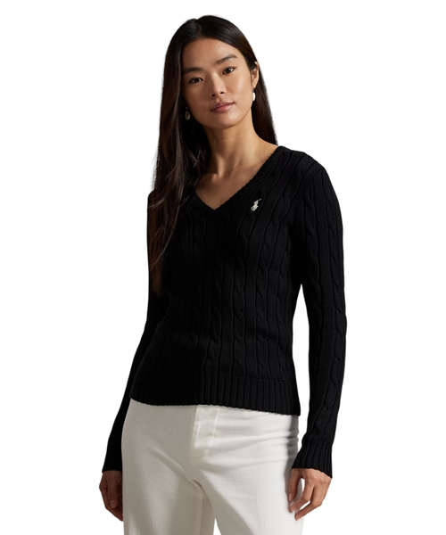 Вязаный хлопковый пуловер