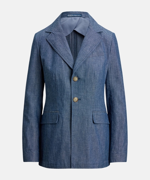 Однобортный Chambray пиджак