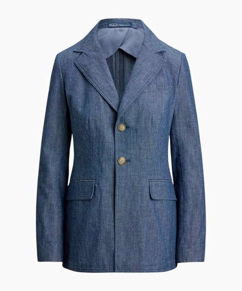 Однобортный Chambray пиджак