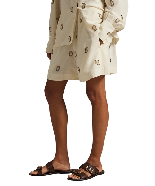 Paisley pattern shorts