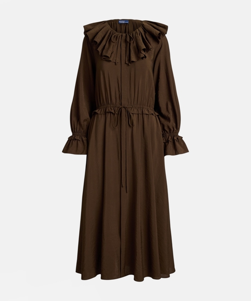 Платье с рюшами