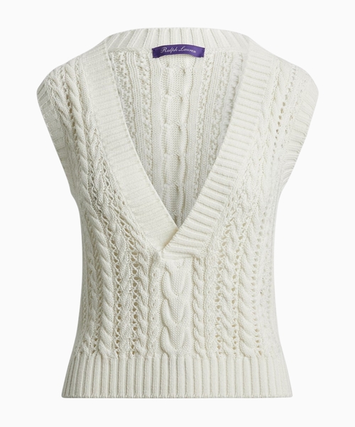 Cotton silk vest