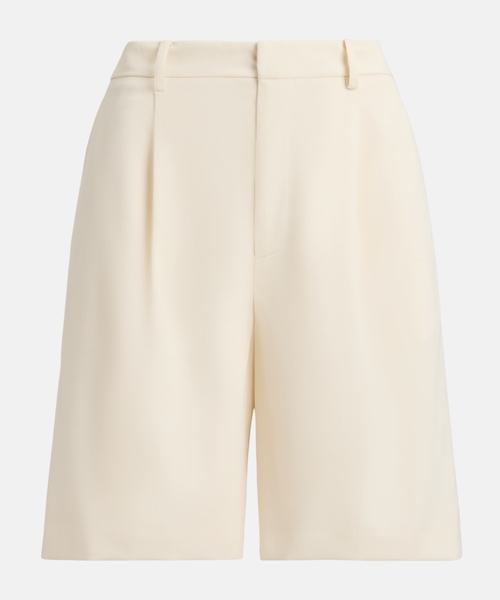 Minetta wool gabardine short