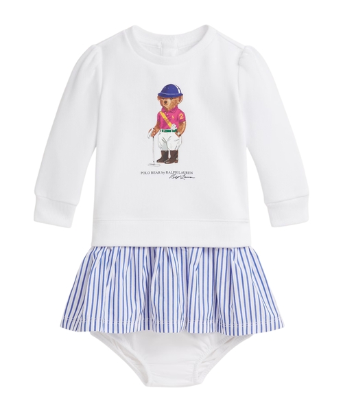 Polo Bear flis tumanlı don