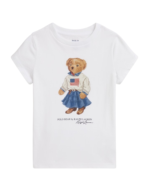 Хлопковая джерси футболка Polo Bear
