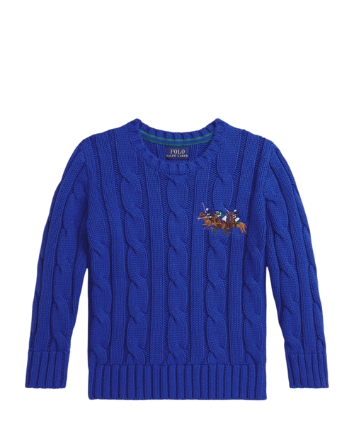 Cable knit jumper