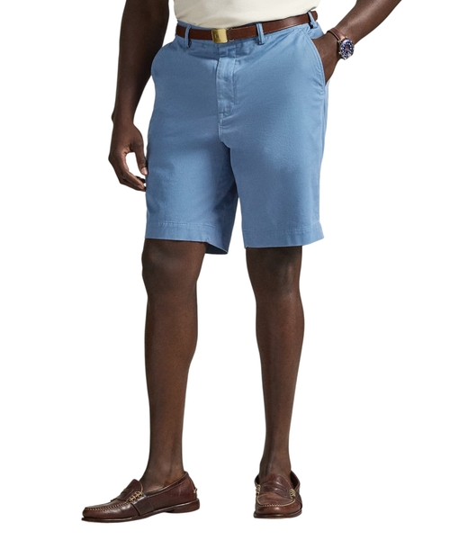 Straight-fit cotton shorts