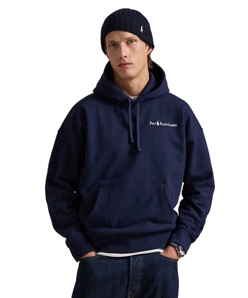 Logo fleece hoodie