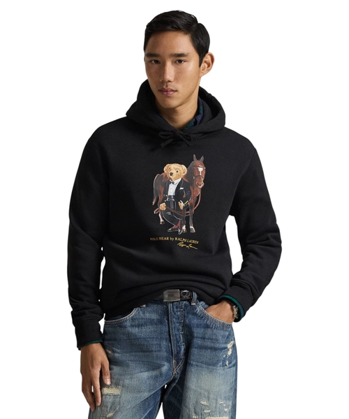 Polo Bear fleece hoodie