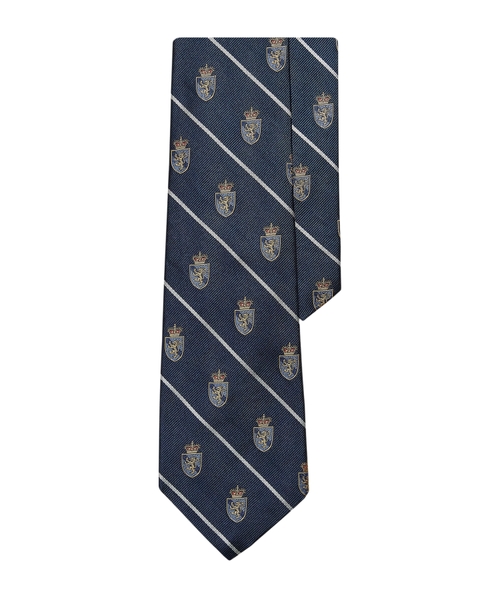 Striped silk Repp Club tie
