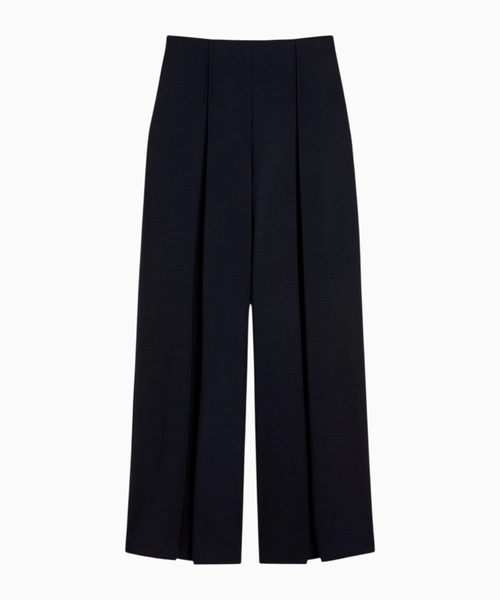 Wool jersey trousers