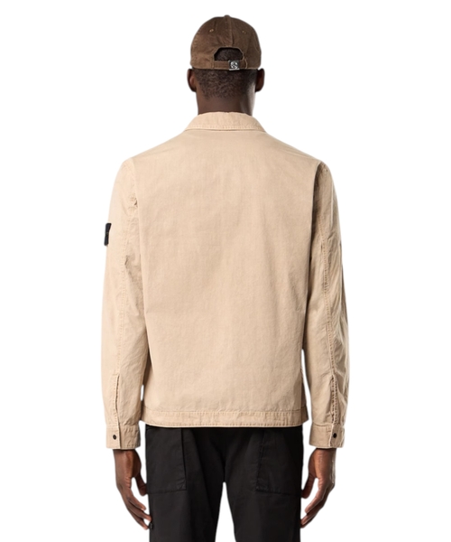 Stone Overshirt シャツジャケット アイボリー XL Stone Island Cotton