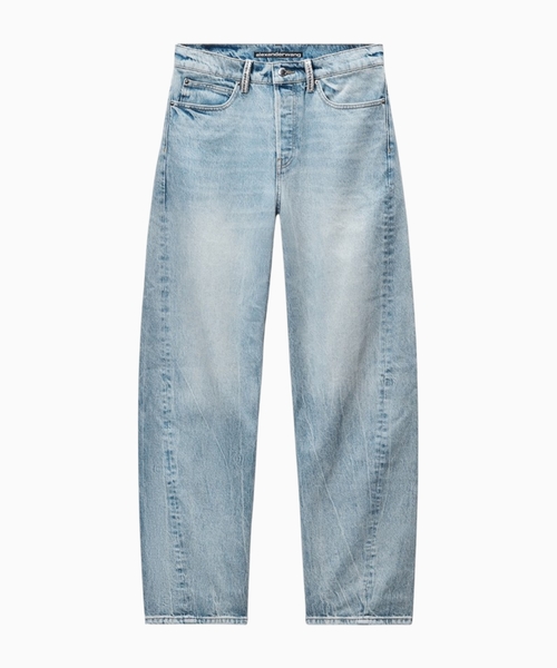 Bol biçimli denim şalvar