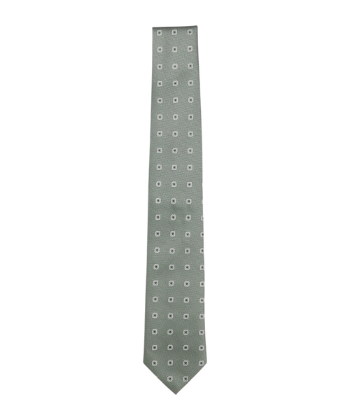 Jacquard-pattern tie in a silk blend