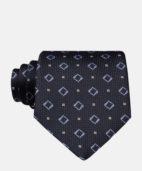 Шелковый галстук с микроузором