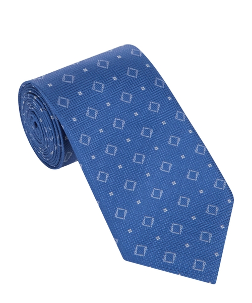 Шелковый галстук с микроузором
