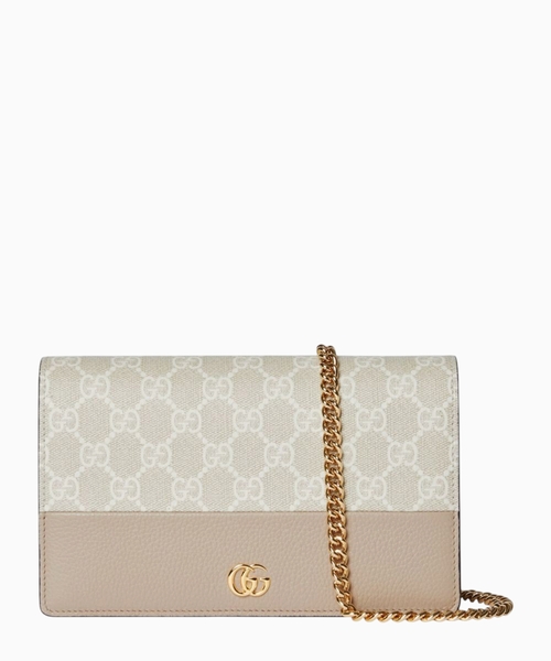 GG Marmont wallet on chain