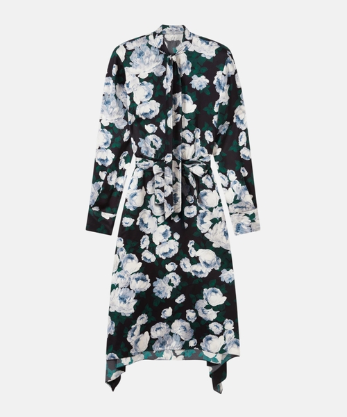 Floral print midi dress
