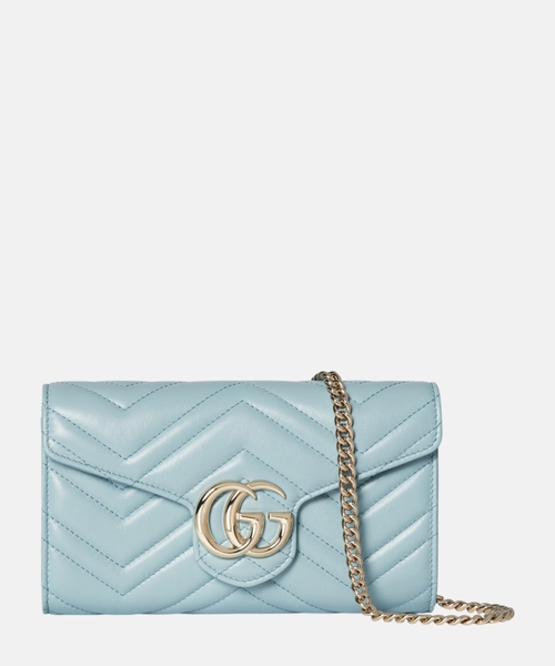 GG Marmont wallet on chain