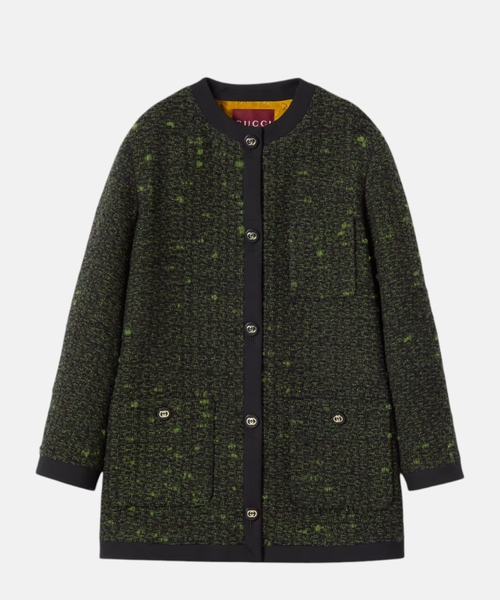 Жакет букле из шерсти