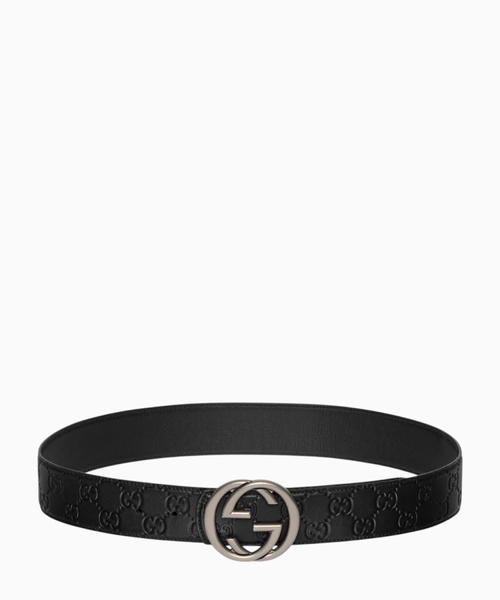 Reversible belt with Interlocking G buckle