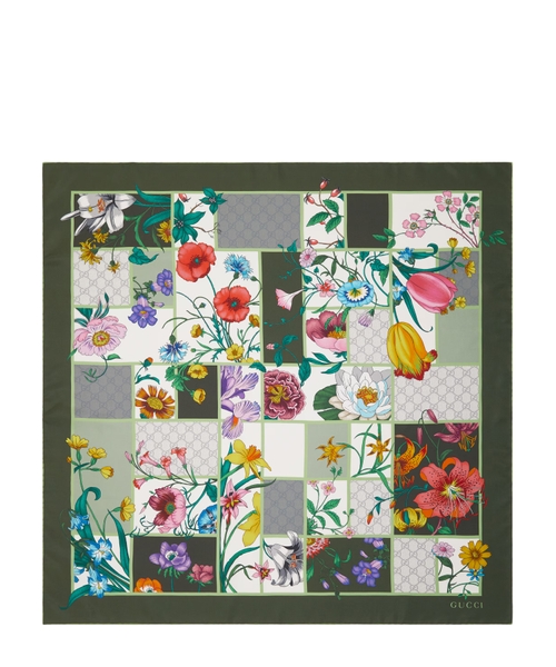 Printli ipək tvil yaylıq