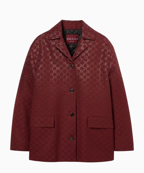 GG jacket with crystals