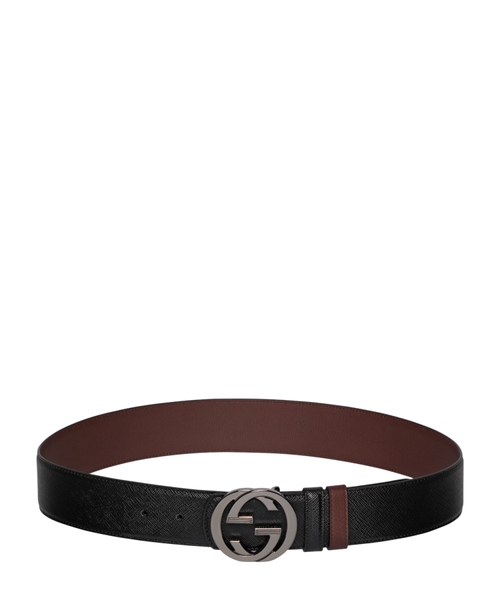 Reversible belt with Interlocking G buckle