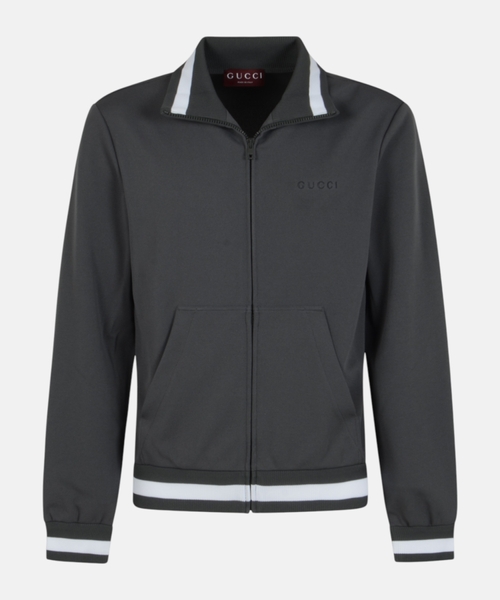 Technical jersey track jacket