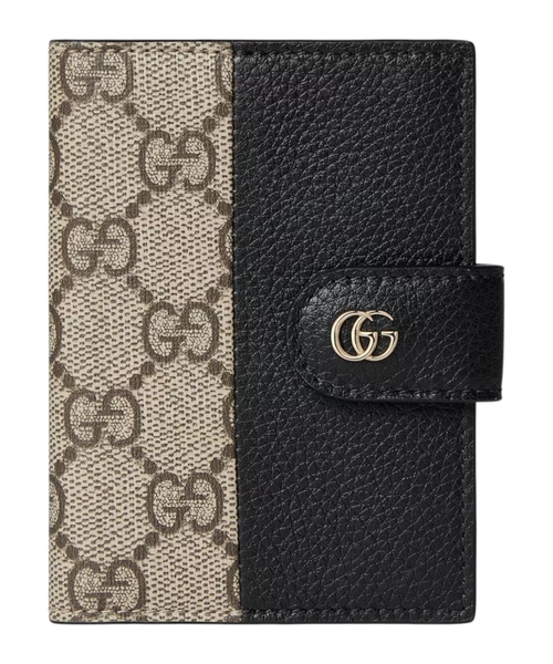 Bi-colour GG Marmont kartholder