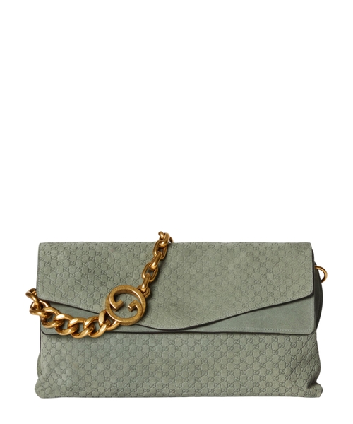 Large shoulder bag with chain