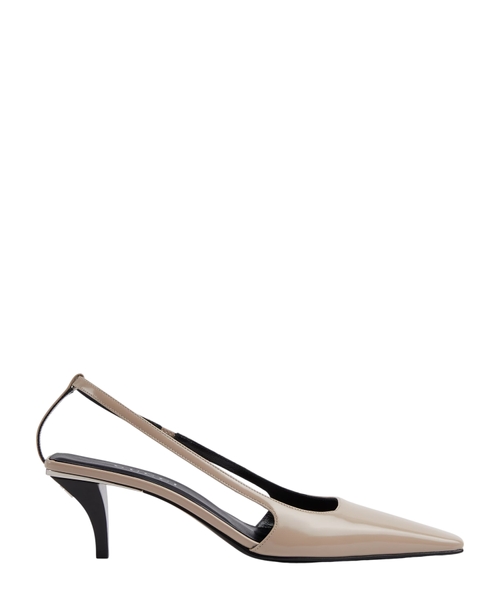 Slingback with crystal logo