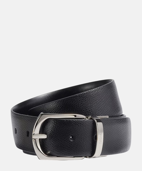 Reversible leather belt