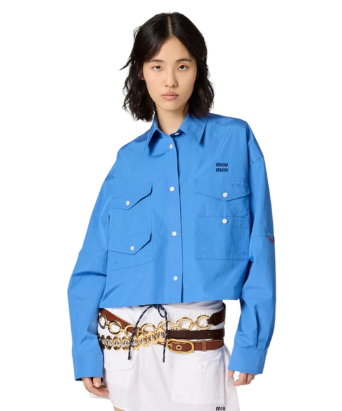 Рубашка из поплина