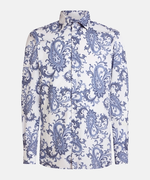 Paisley-print cotton shirt