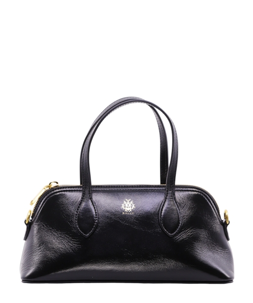 Кожаная сумка с логотипом