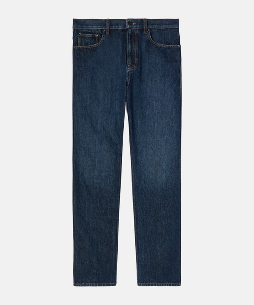Slim fit cotton denim pant
