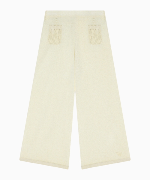 Special Occasion lurex knit trousers