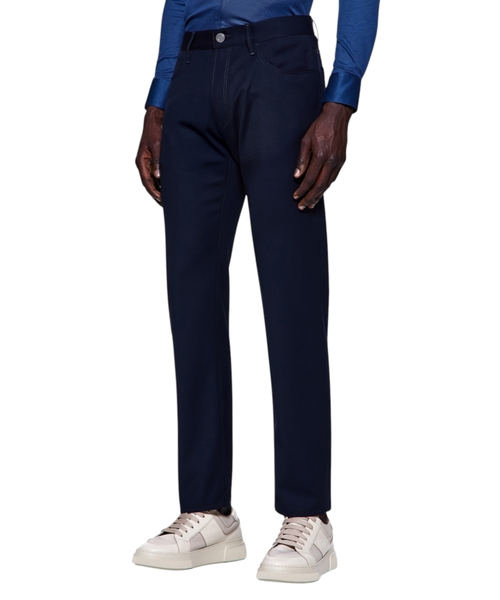 Beş cibli yun denim şalvar