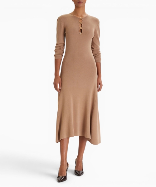 Knit midi dress