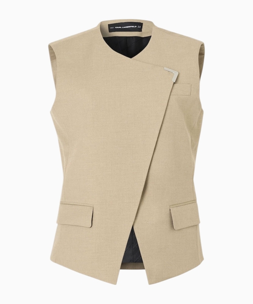 Vest with metal detailing
