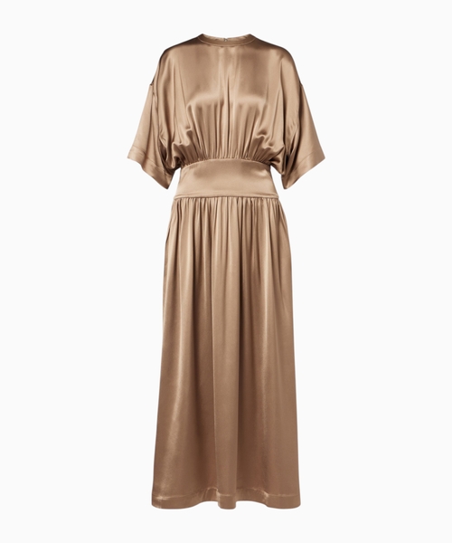 Satin maxi dress
