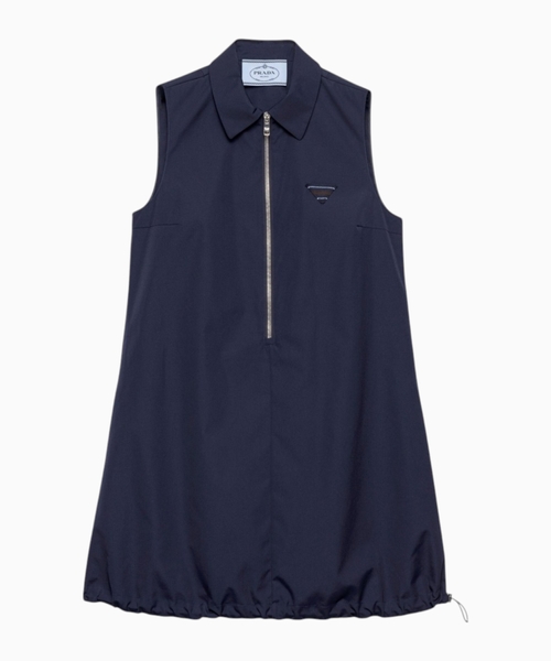 Poplin mini-dress