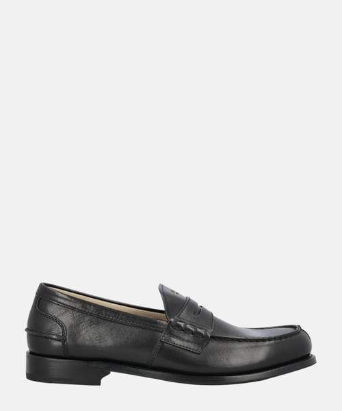 Leather loafers