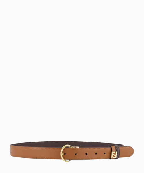 Reversible leather belt