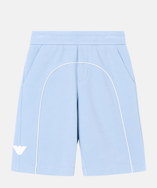Double-jersey piqué shorts