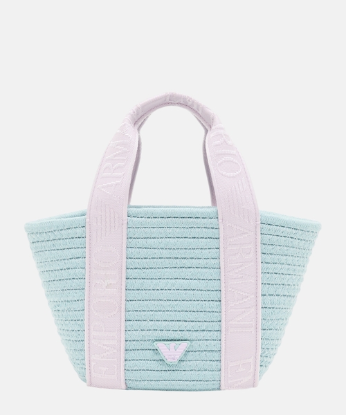 Плетеная сумка-шоппер