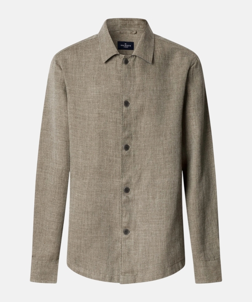 Linen blouson overshirt