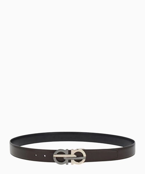 Reversible and adjustable Gancini belt
