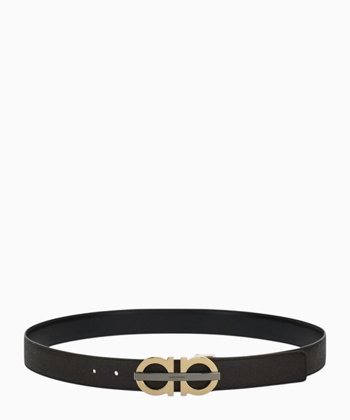 Reversible and adjustable Gancini belt